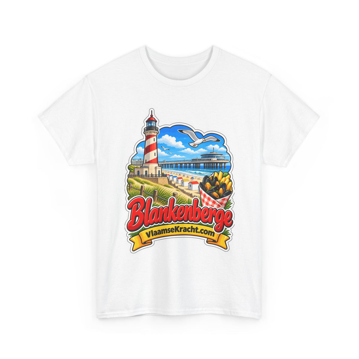 BLANKENBERGE Unisex T-shirt | Vlaamse Stad | VlaamseKracht®