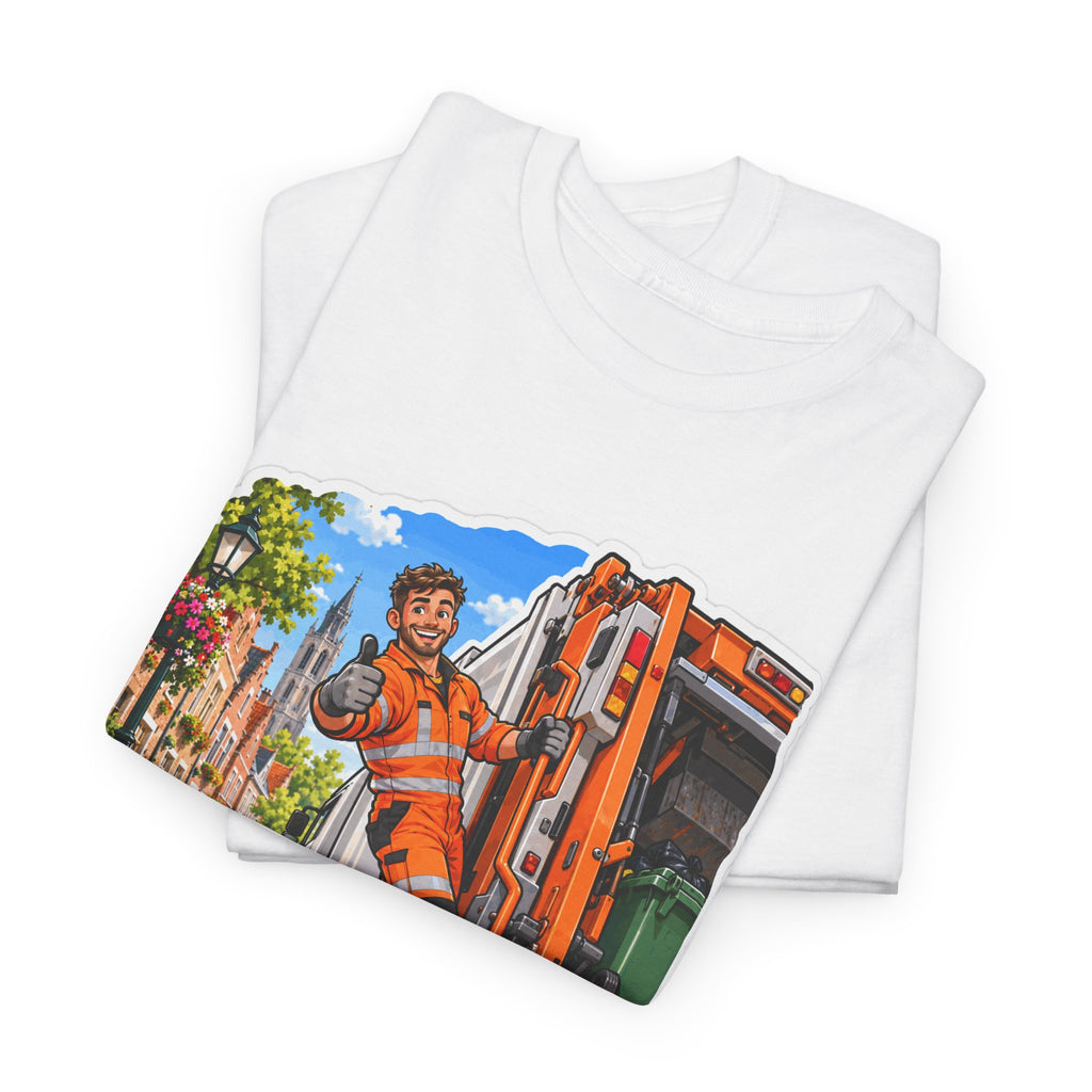 PROPER EN TROTS! Unisex T-shirt | De Afvalophaler | VlaamseKracht®