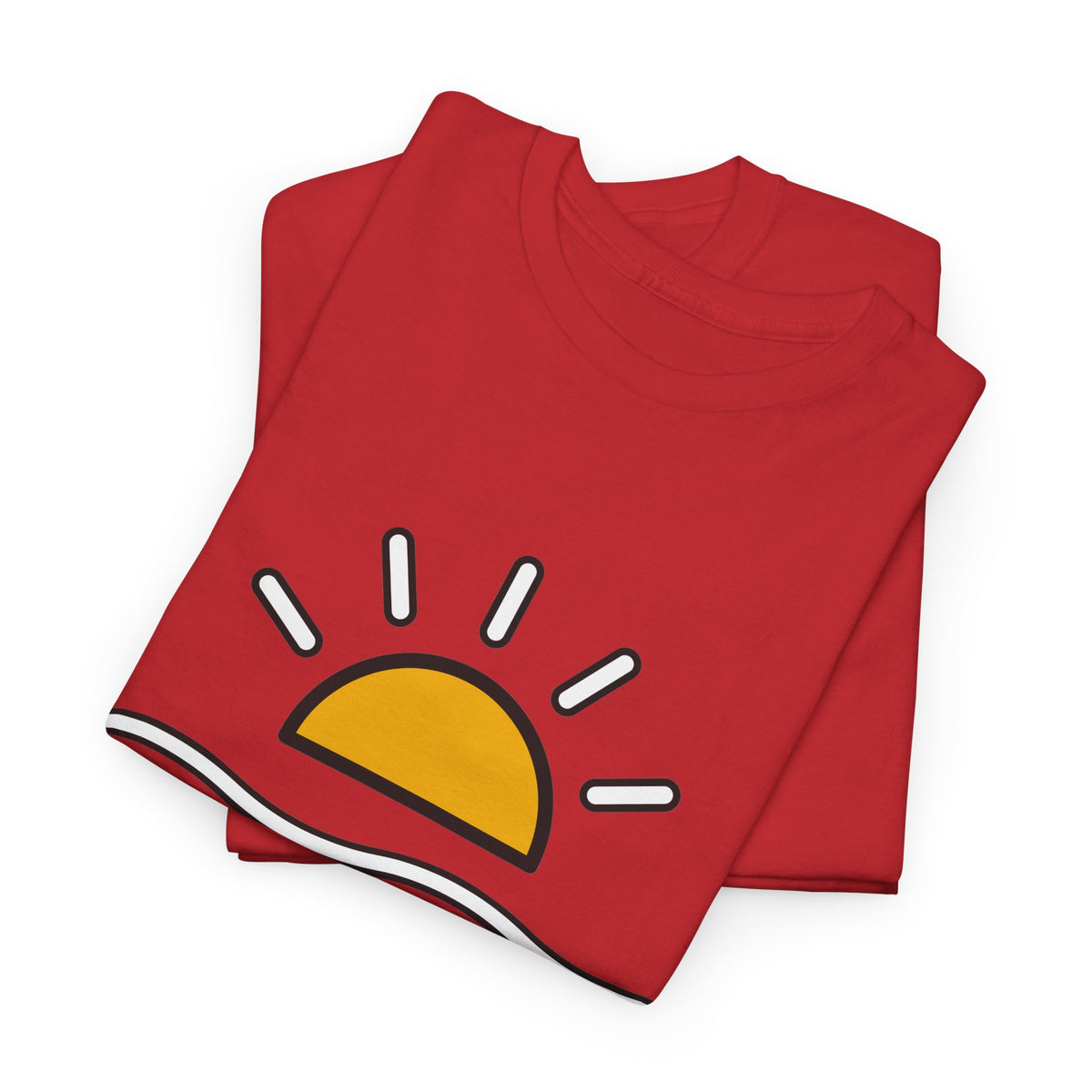 Oostende Zon & Golven Unisex T-shirt | Kust | VlaamseKracht®