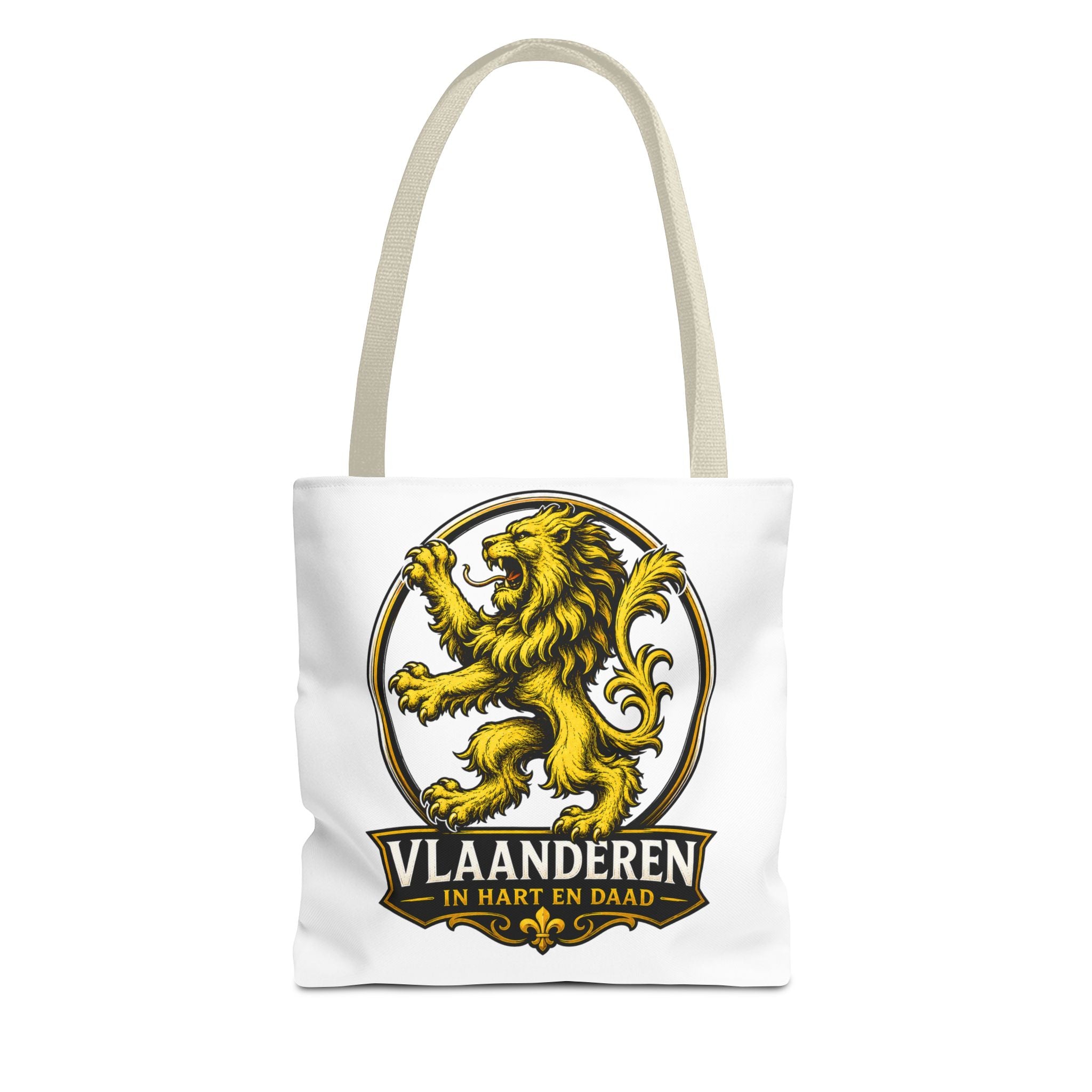 Premium Vlaamse Leeuw Tote Bag (AOP) | VlaamseKracht®