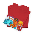 GOLVEN RIJDEN! Unisex T-shirt | Retro Surf | VlaamseKracht®