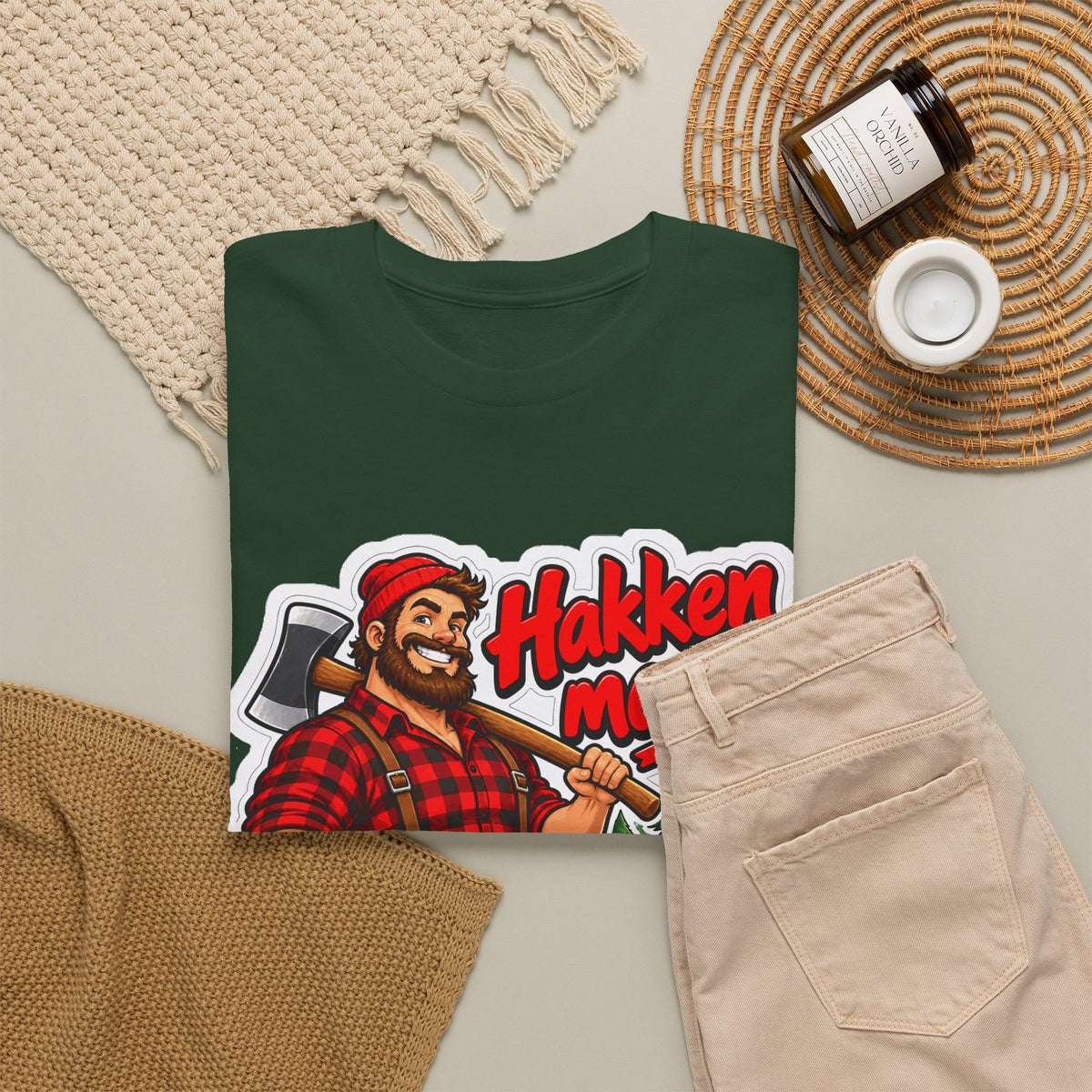HAKKEN MAAR! Unisex T-shirt | De Houthakker | VlaamseKracht®