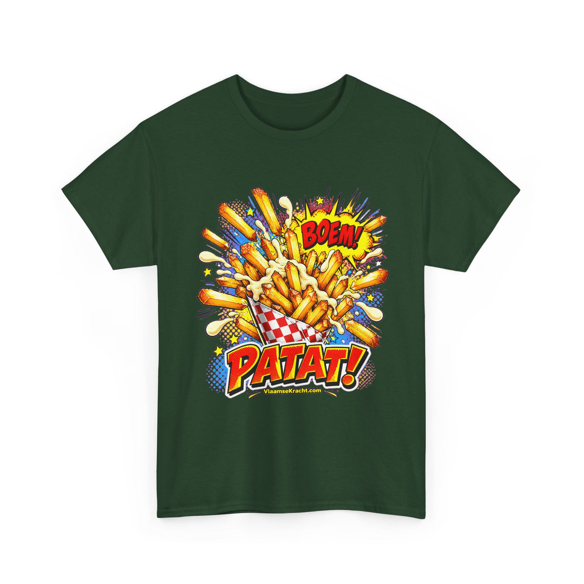 BOEM! PATAT! Unisex T-shirt | Pop Art | VlaamseKracht®