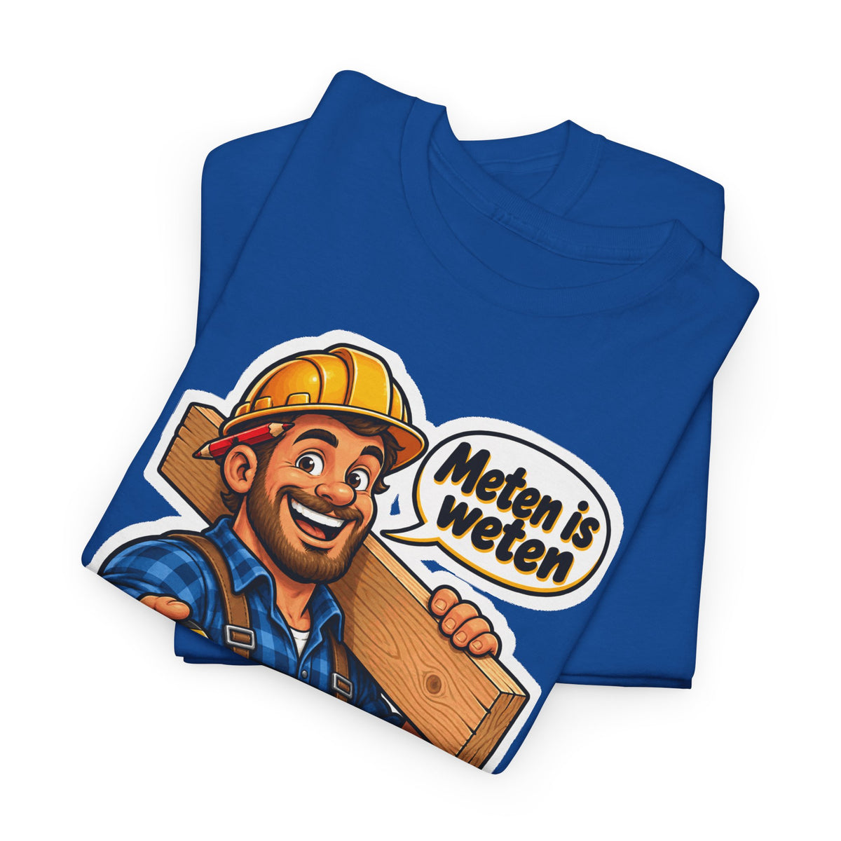 METEN IS WETEN Unisex T-shirt | Vlaams Vakmanschap | VlaamseKracht®
