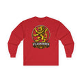 Premium Vlaamse Leeuw Vlaanderen Lion Crest Long Sleeve Tee | VlaamseKracht®