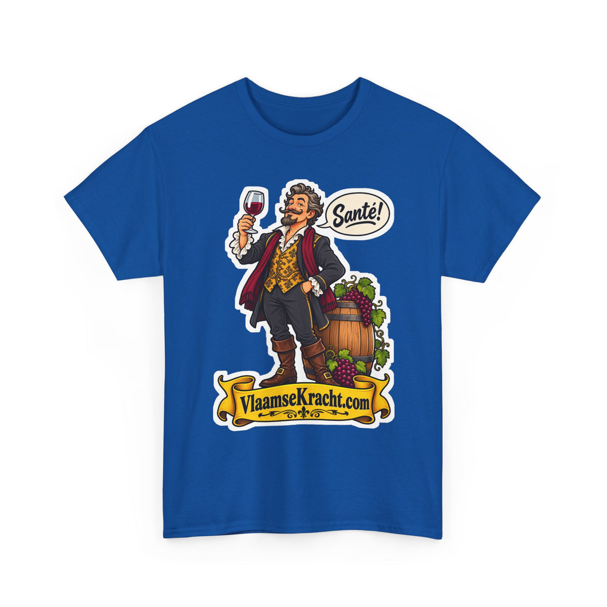 SANTÉ! Unisex T-shirt | De Wijnkenner | VlaamseKracht®