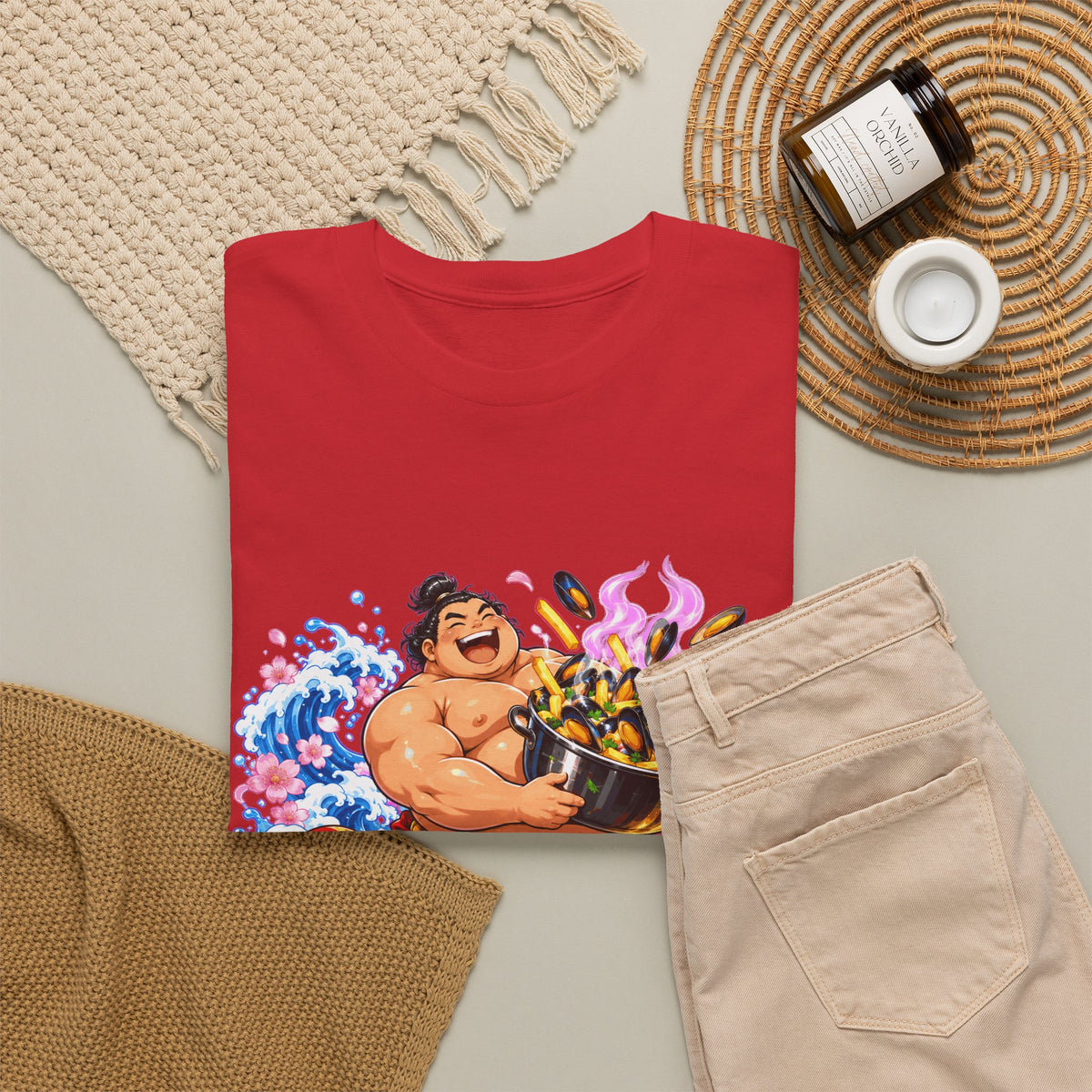 MOSSELEN SUMO! Unisex T-shirt | Anime | VlaamseKracht®