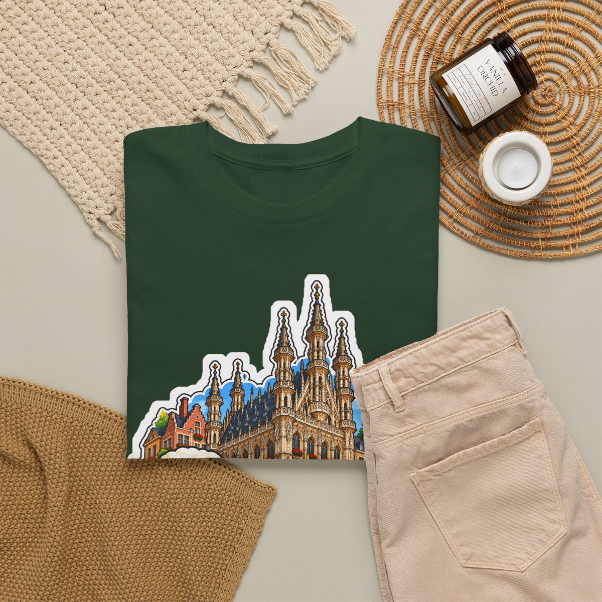 LEUVEN Unisex T-shirt | Vlaamse Stad | VlaamseKracht®