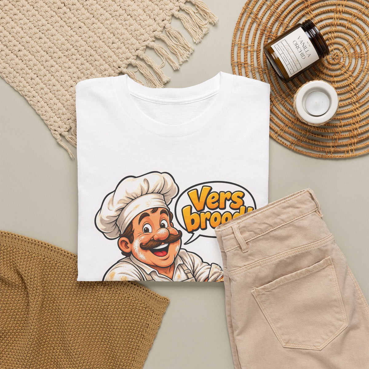 VERS BROOD! Unisex T-shirt | De Bakker | VlaamseKracht®