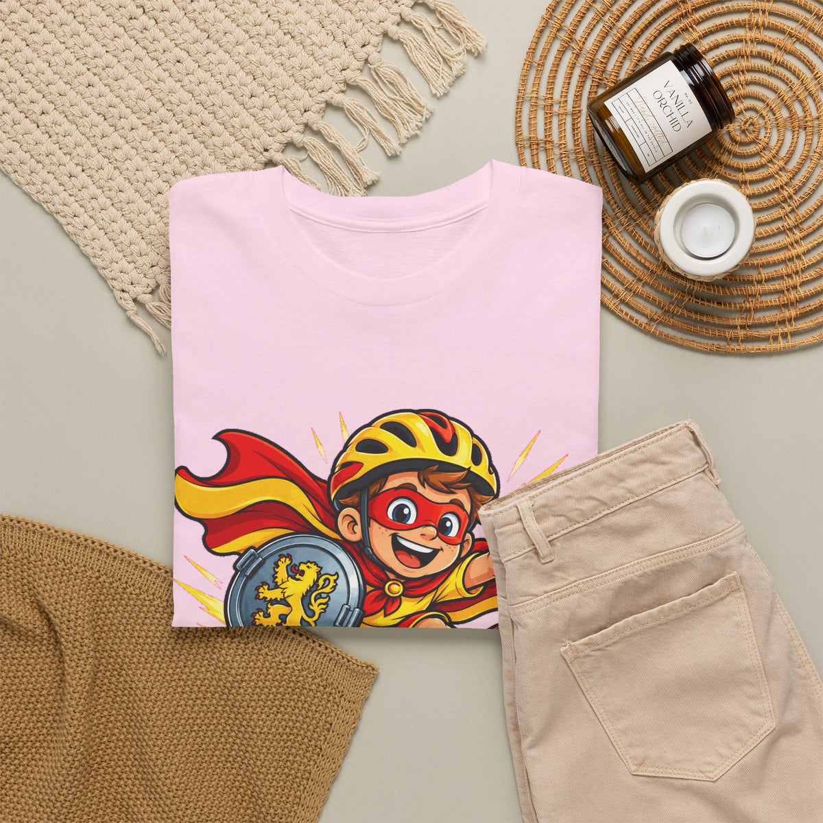 KLEINE HELD! Unisex T-shirt | Cartoon | VlaamseKracht®