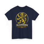 Premium Vlaamse Leeuw Vlaanderen Color Edition T-Shirt | In Hart en Daad | Unisex  | VlaamseKracht®