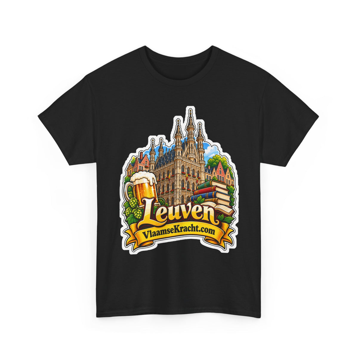 LEUVEN Unisex T-shirt | Vlaamse Stad | VlaamseKracht®