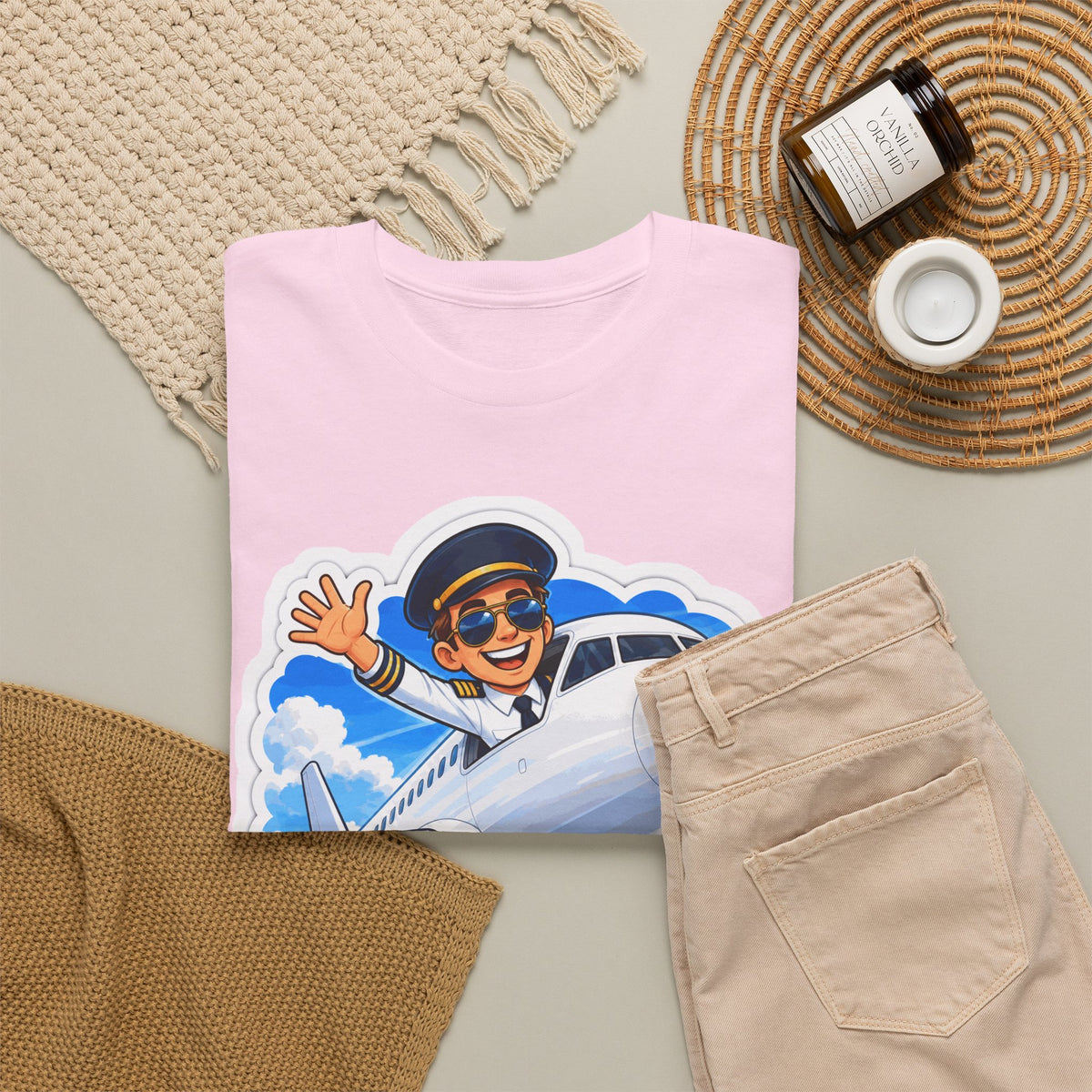 DE LUCHT IN! Unisex T-shirt | De Piloot | VlaamseKracht®