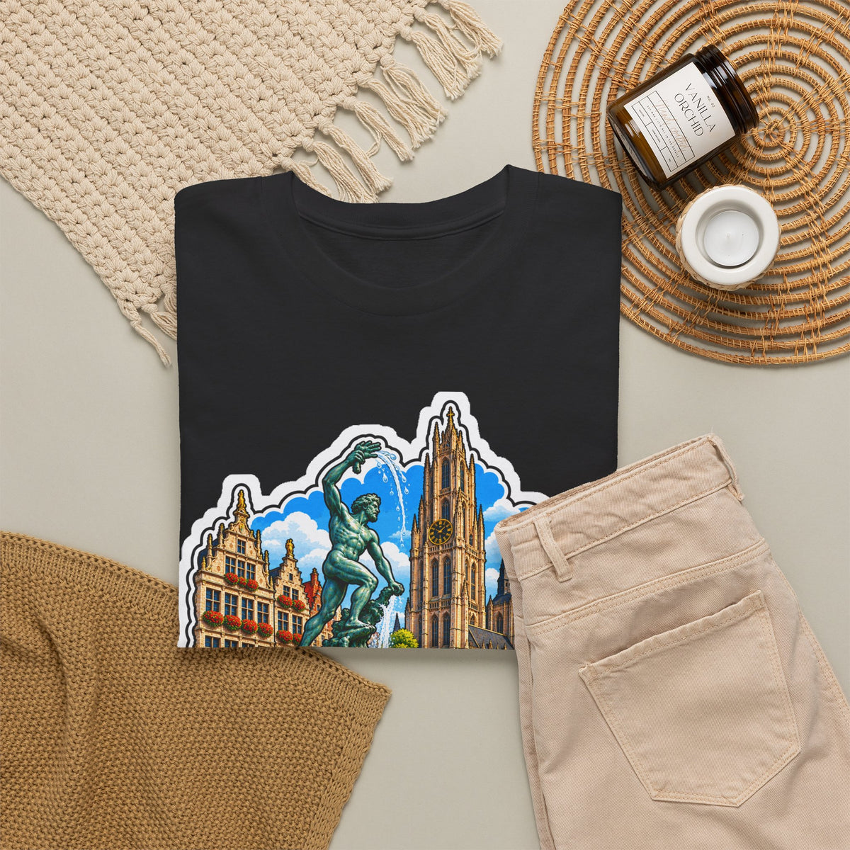 ANTWERPEN Unisex T-shirt | Vlaamse Stad | VlaamseKracht®