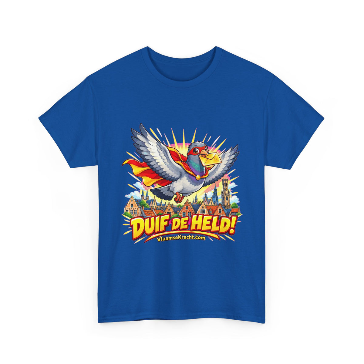 DUIF DE HELD! Unisex T-shirt | Cartoon | VlaamseKracht®