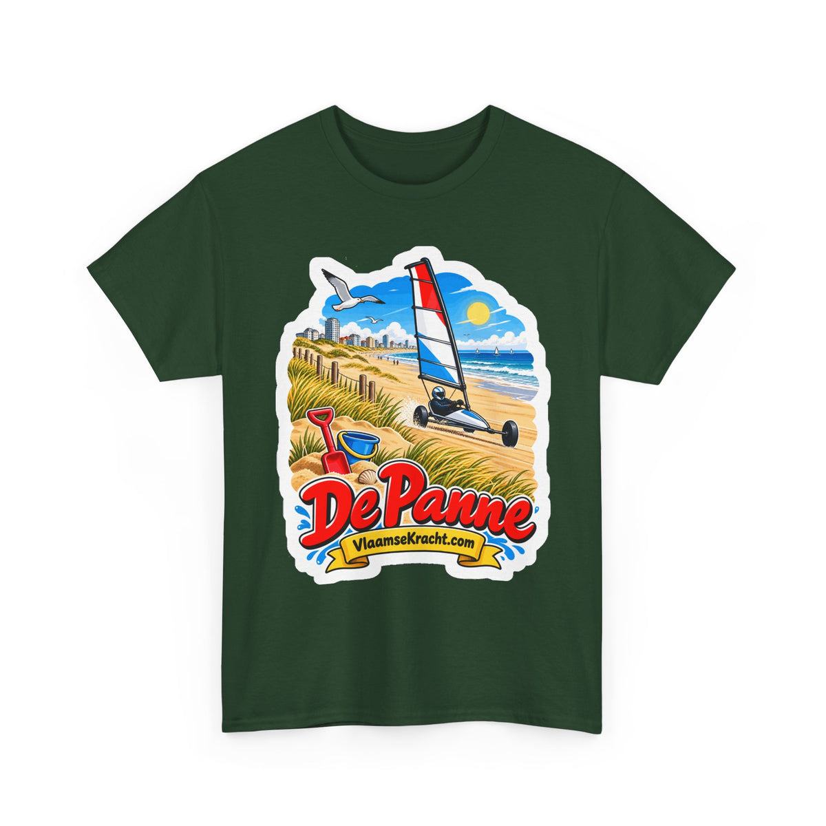 DE PANNE Unisex T-shirt | Vlaamse Stad | VlaamseKracht®
