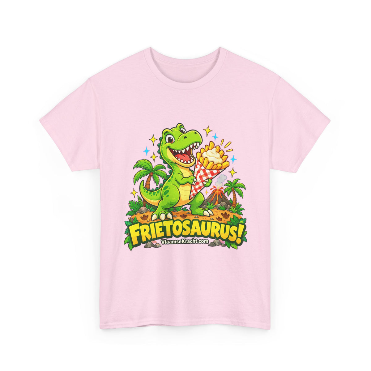 FRIETOSAURUS! Unisex T-shirt | Cartoon | VlaamseKracht®