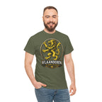 Premium Vlaamse Leeuw Vlaanderen Color Edition T-Shirt | In Hart en Daad | Unisex  | VlaamseKracht®