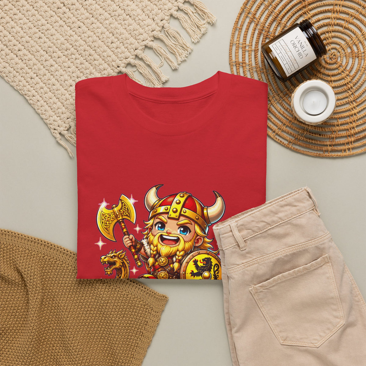VIKING VLAAMS! Unisex T-shirt | Chibi | VlaamseKracht®