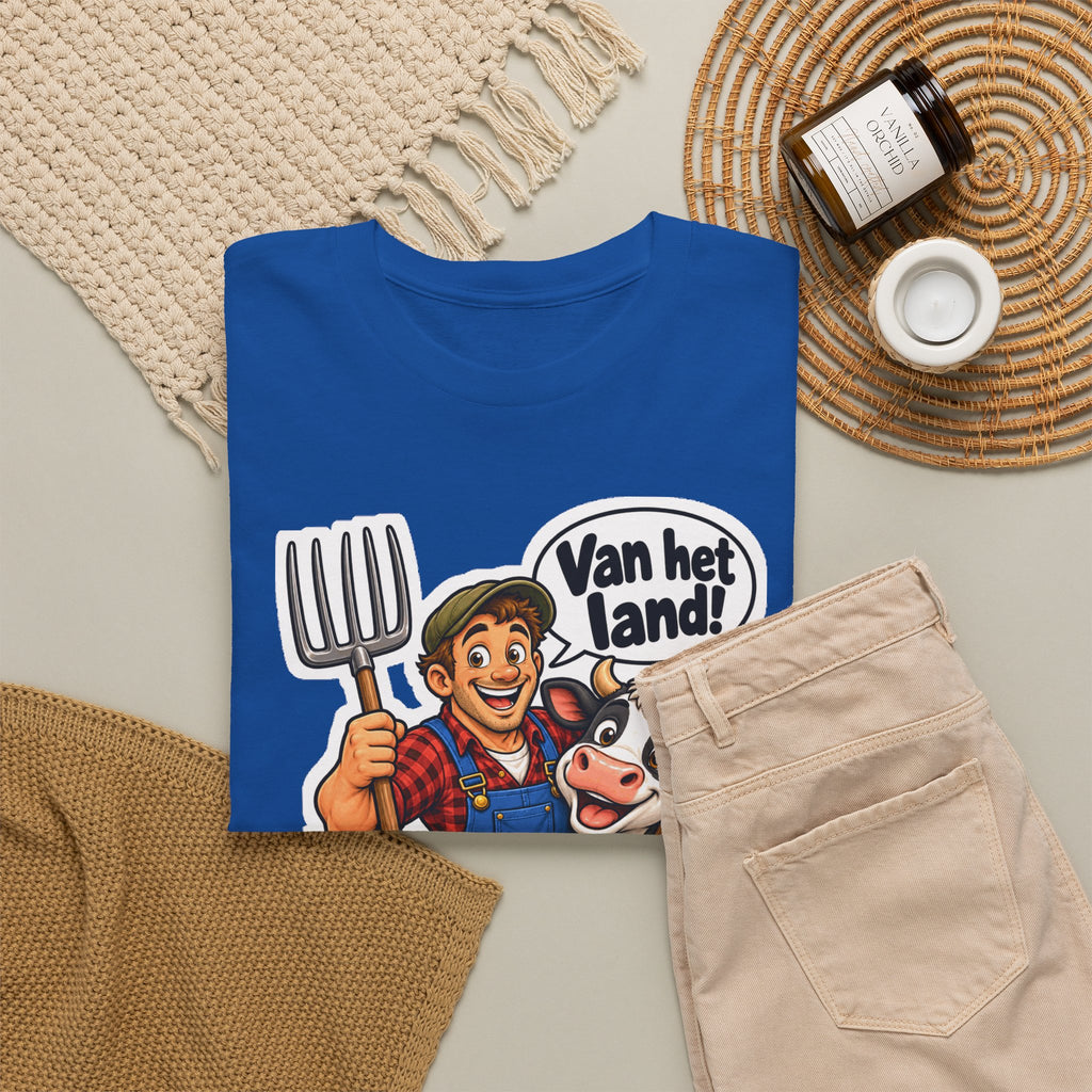 VAN HET LAND! Unisex T-shirt | De Landbouwer | VlaamseKracht®