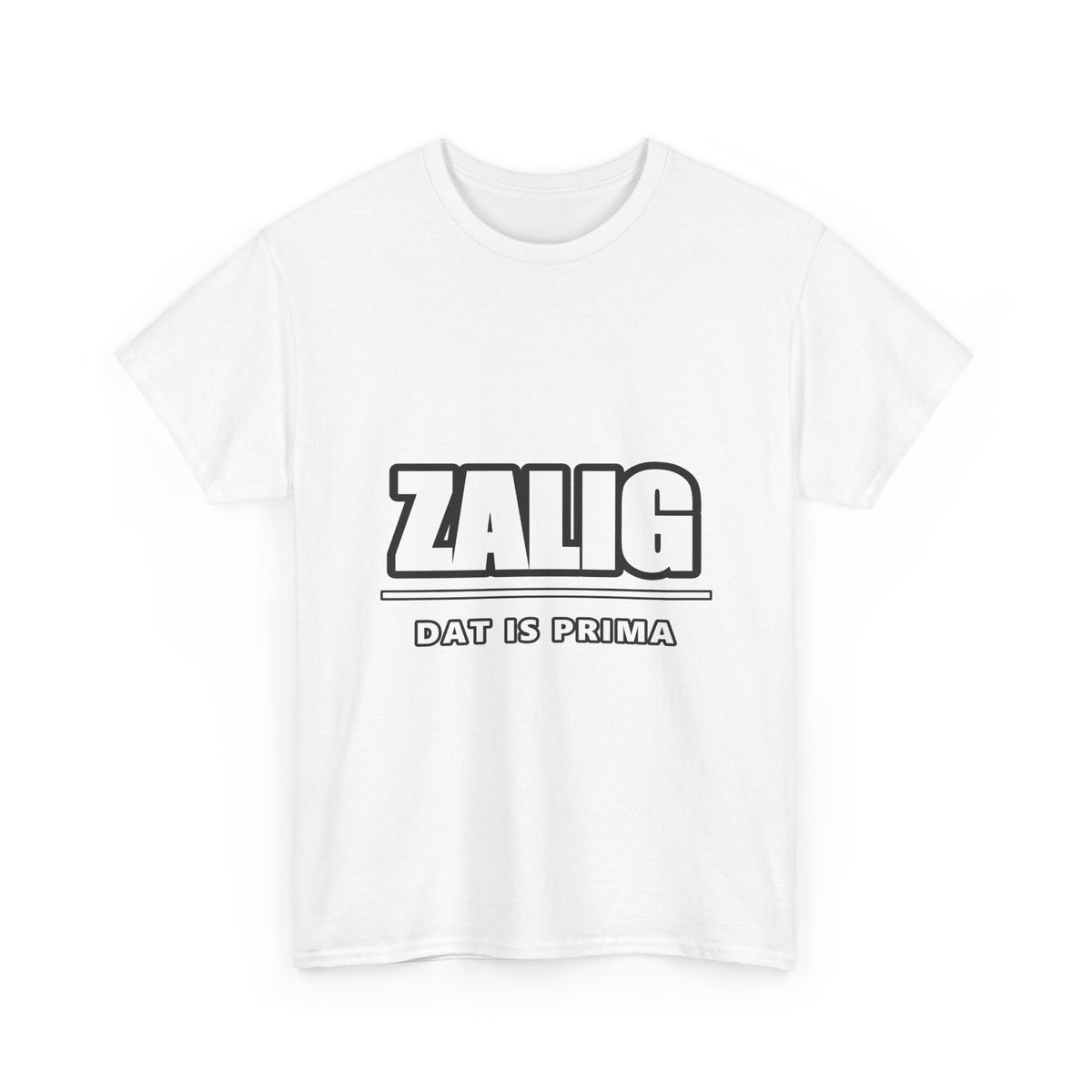 ZALIG Unisex T-shirt | Vlaamse Humor | VlaamseKracht®