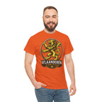 Premium Vlaamse Leeuw Vlaanderen Color Edition T-Shirt | In Hart en Daad | Unisex  | VlaamseKracht®