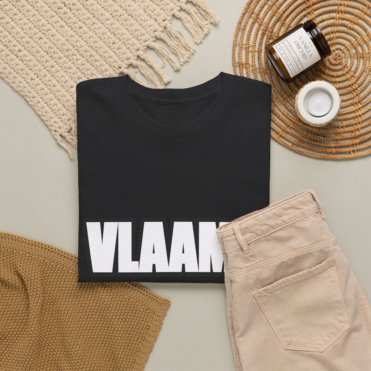 VLAAMS BLOED Unisex T-shirt | Stoere Letters | VlaamseKracht®