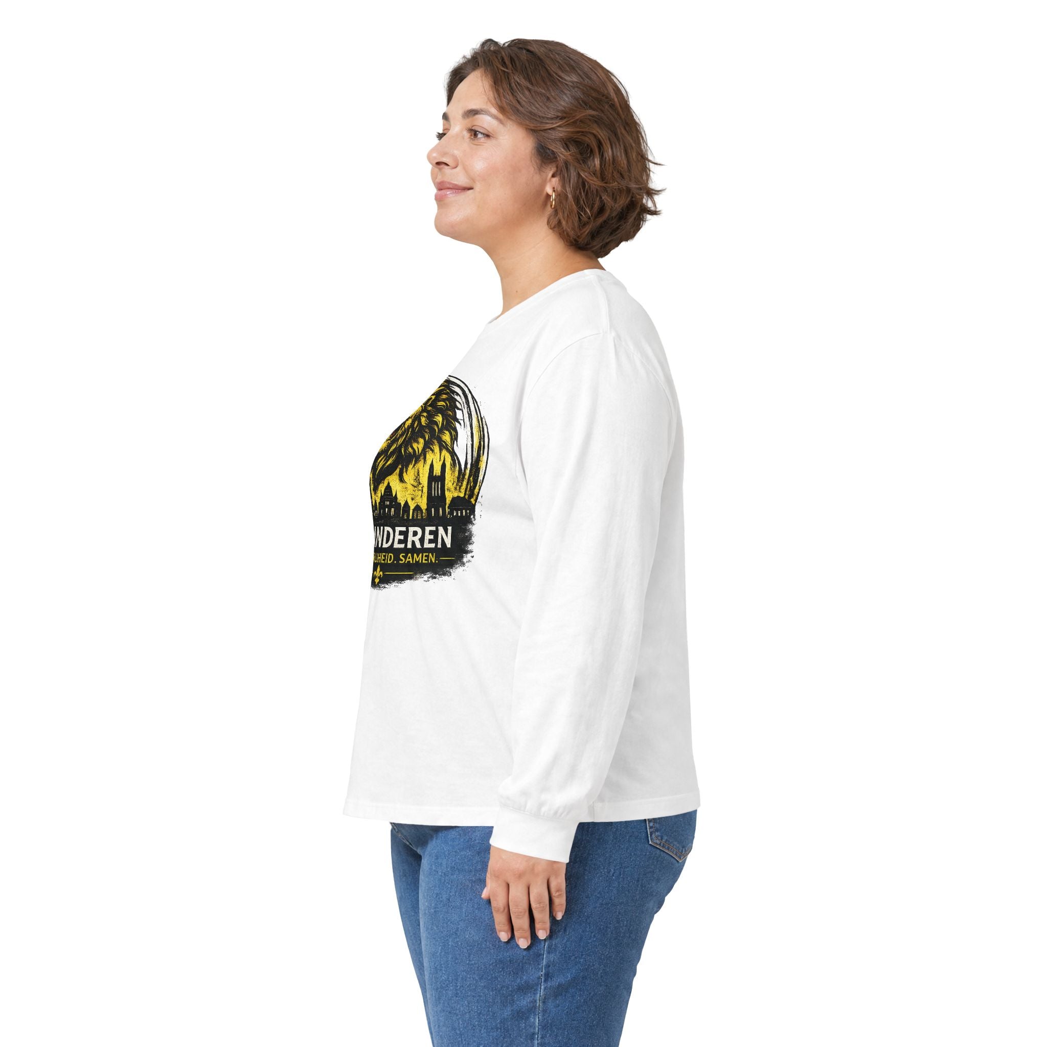 Premium Vlaamse Leeuw Vlaanderen Color Edition T-Shirt | In Hart en Daad | Unisex  | VlaamseKracht®