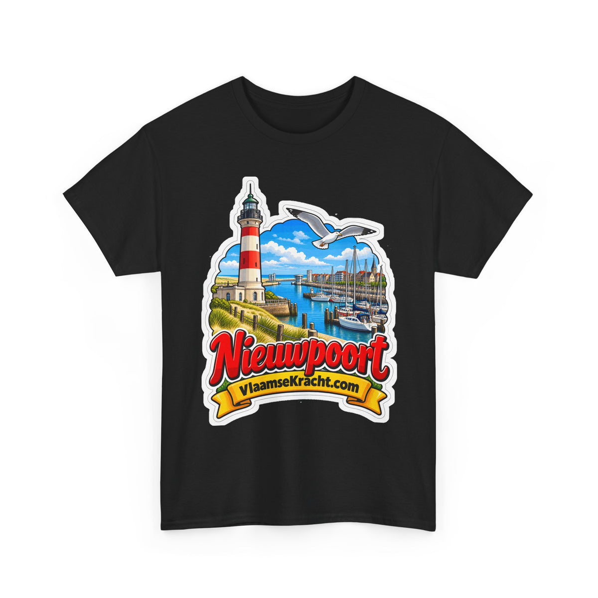 NIEUWPOORT Unisex T-shirt | Vlaamse Stad | VlaamseKracht®