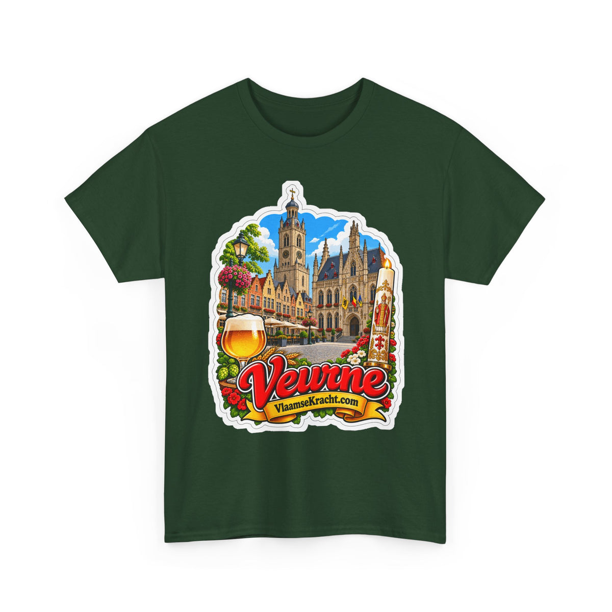 VEURNE Unisex T-shirt | Vlaamse Stad | VlaamseKracht®