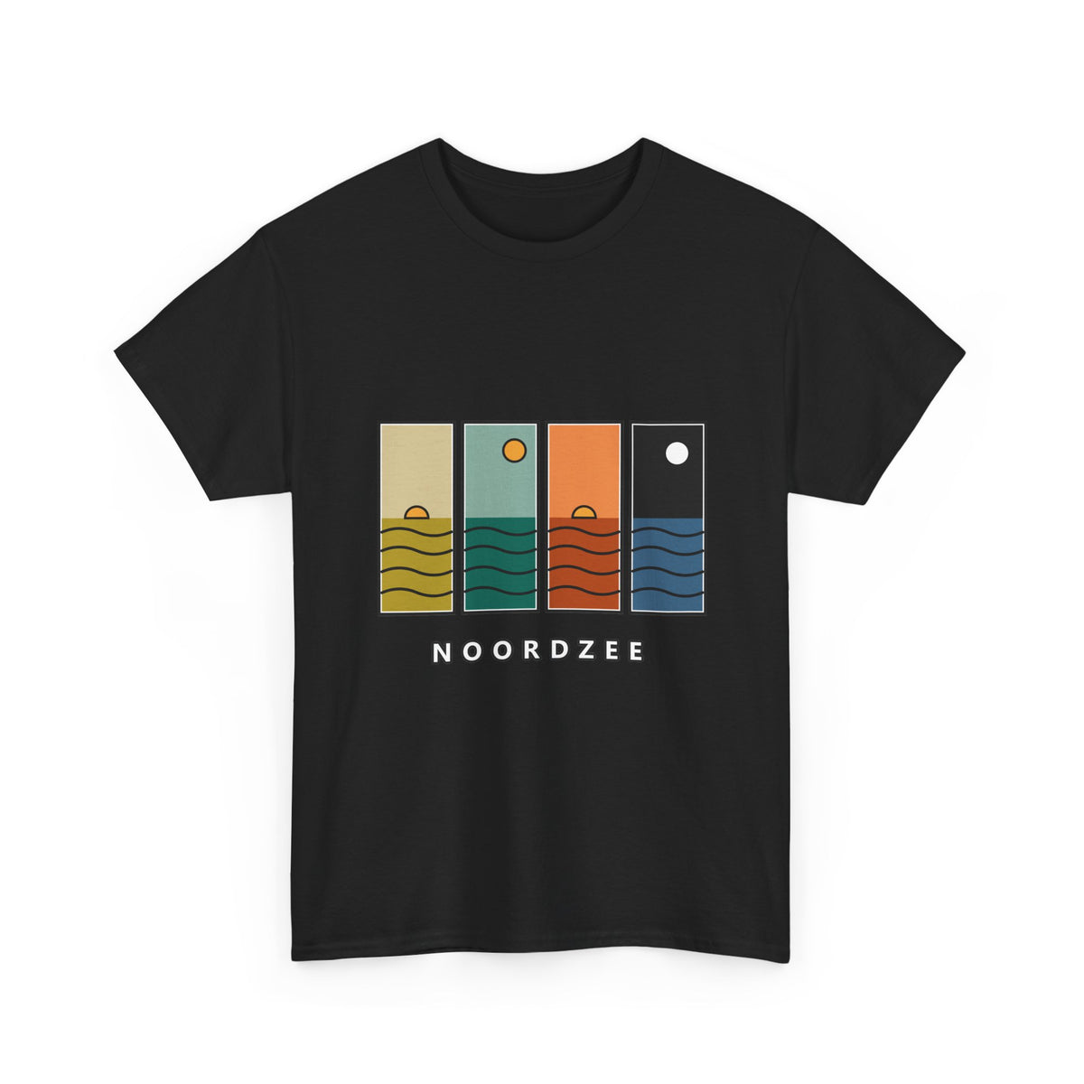 Noordzee Unisex T-shirt | Vier Momenten | VlaamseKracht®