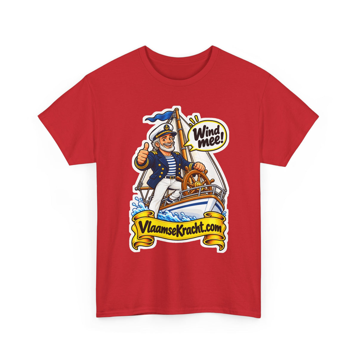 WIND MEE! Unisex T-shirt | De Zeiler | VlaamseKracht®