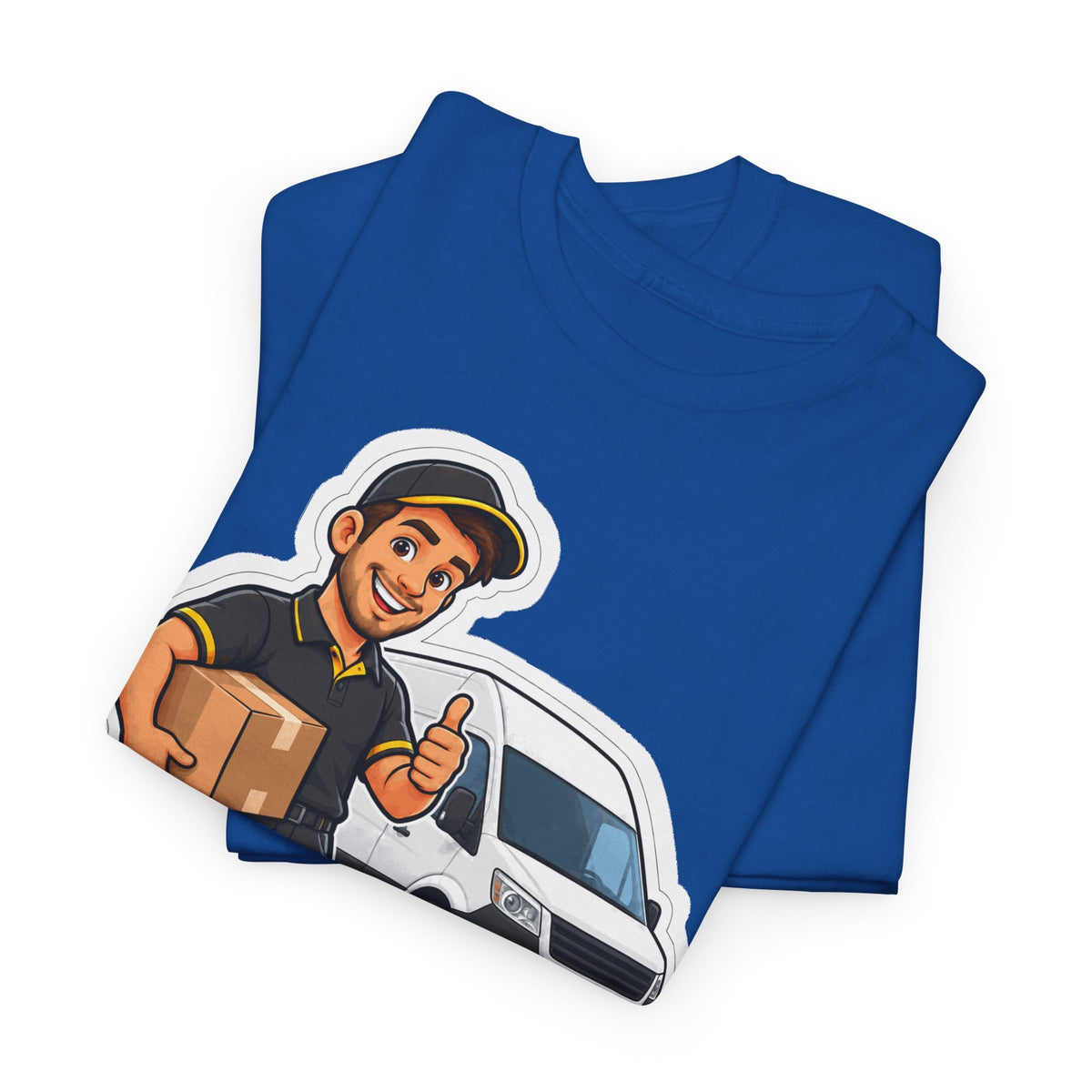 PAKJE ONDERWEG! Unisex T-shirt | De Pakjesbezorger | VlaamseKracht®