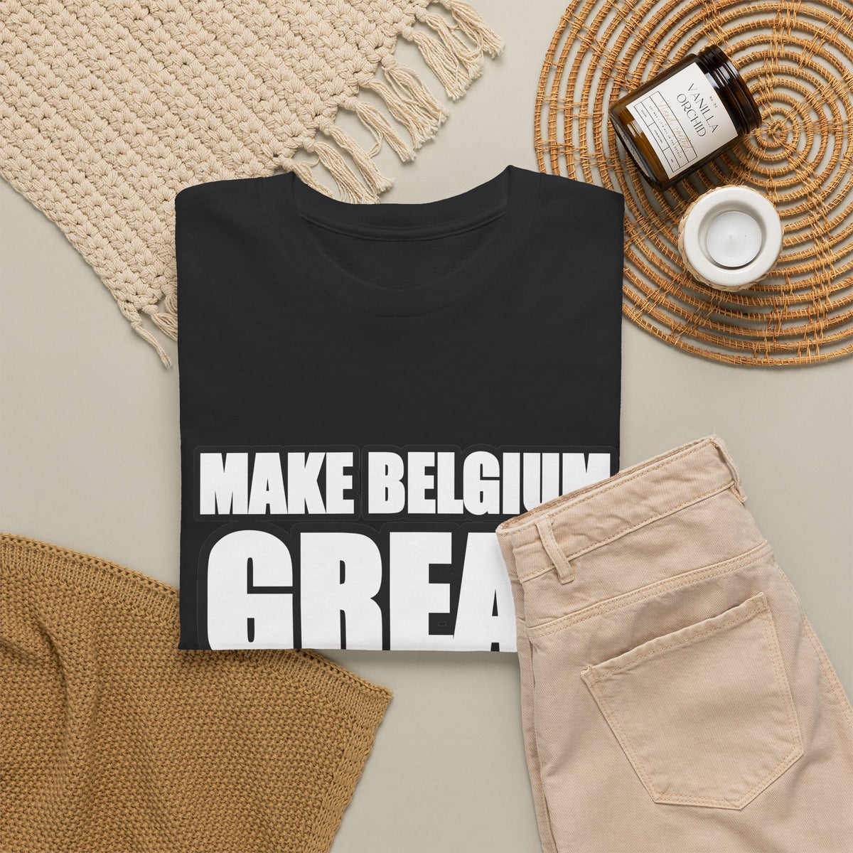 MAKE BELGIUM GREAT AGAIN Unisex T-shirt | Belgisch Statement | VlaamseKracht®