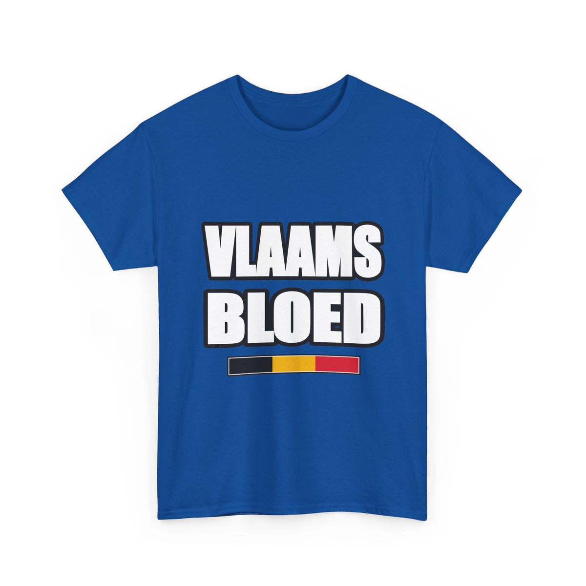 VLAAMS BLOED Unisex T-shirt | Stoere Letters | VlaamseKracht®