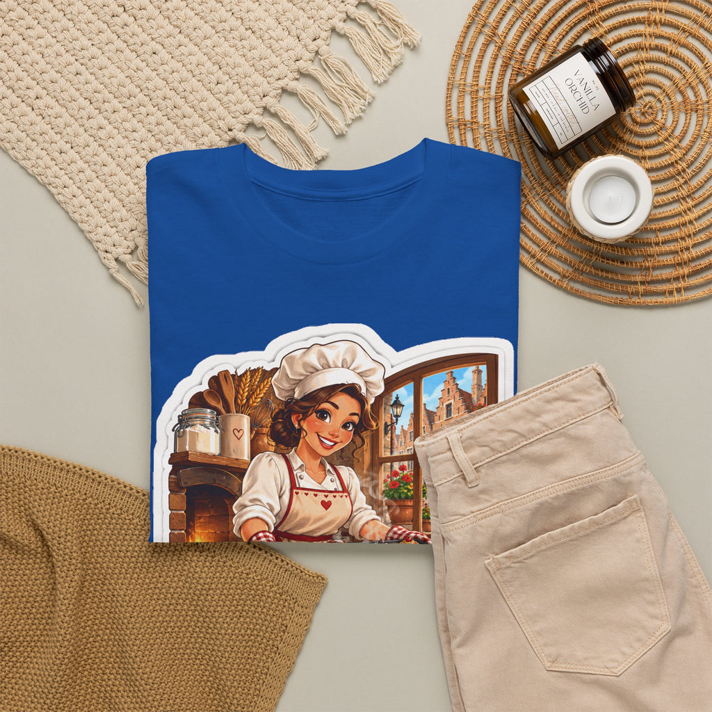 AMBACHT MET LIEFDE! Unisex T-shirt | De Bakster | VlaamseKracht®