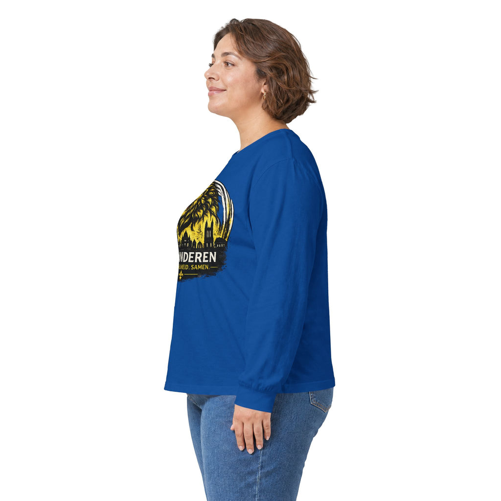 Premium Vlaamse Leeuw Vlaanderen Color Edition T-Shirt | In Hart en Daad | Unisex  | VlaamseKracht®