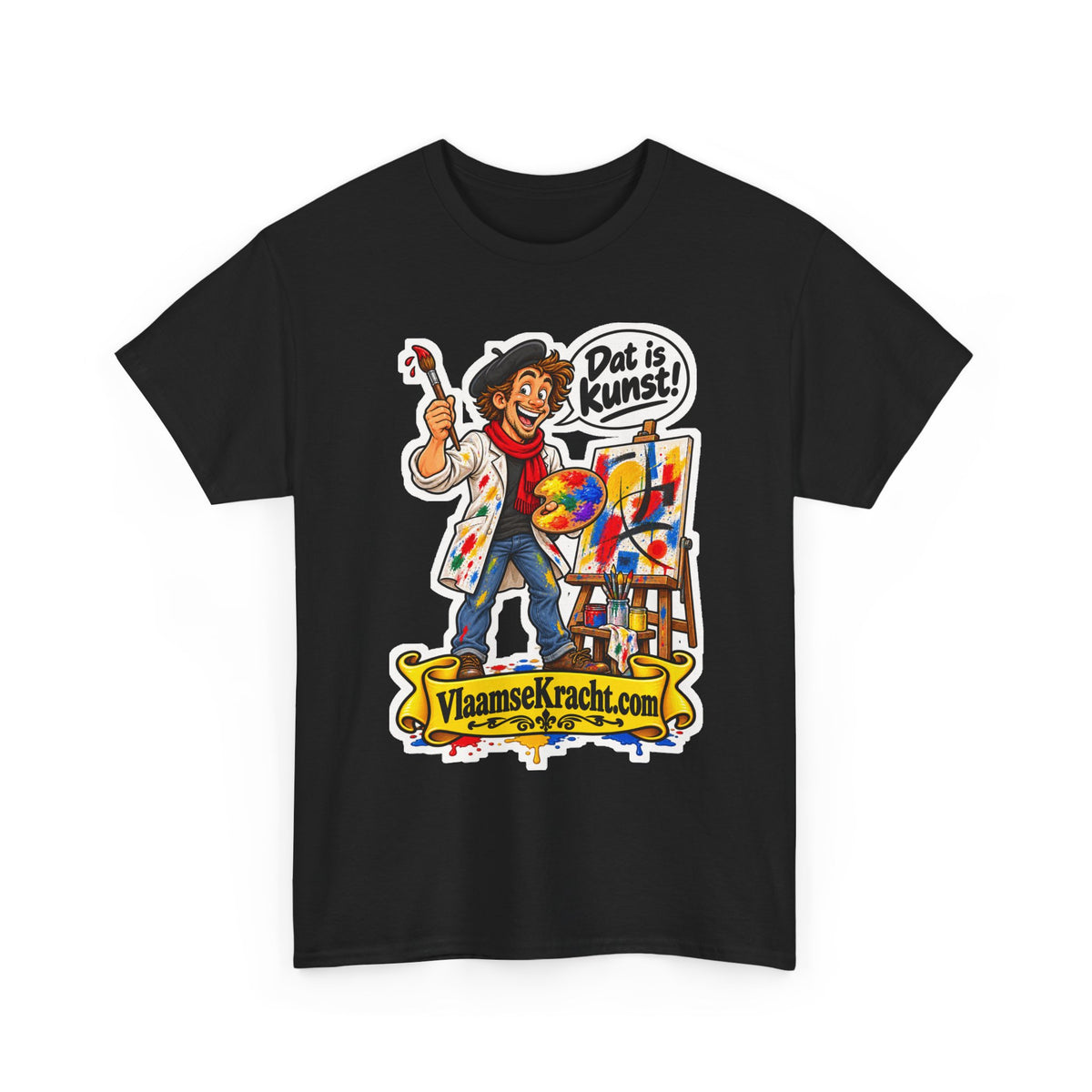 DAT IS KUNST! Unisex T-shirt | De Kunstenaar | VlaamseKracht®