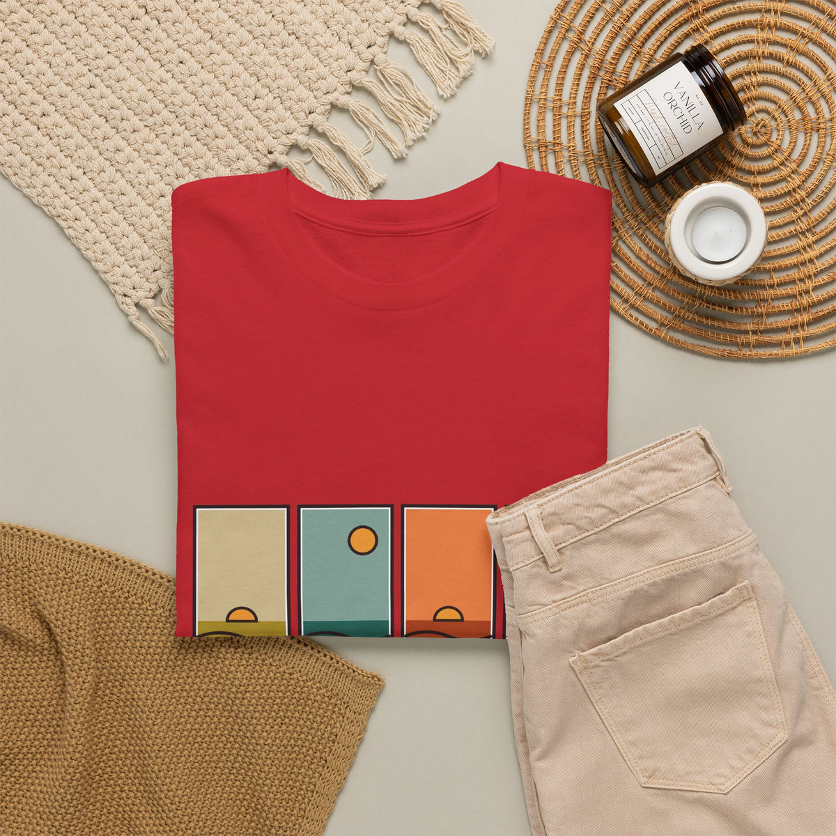 Noordzee Unisex T-shirt | Vier Momenten | VlaamseKracht®
