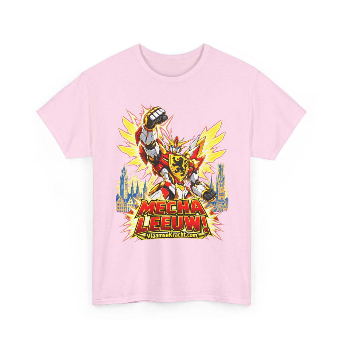 MECHA LEEUW! Unisex T-shirt | Anime | VlaamseKracht®