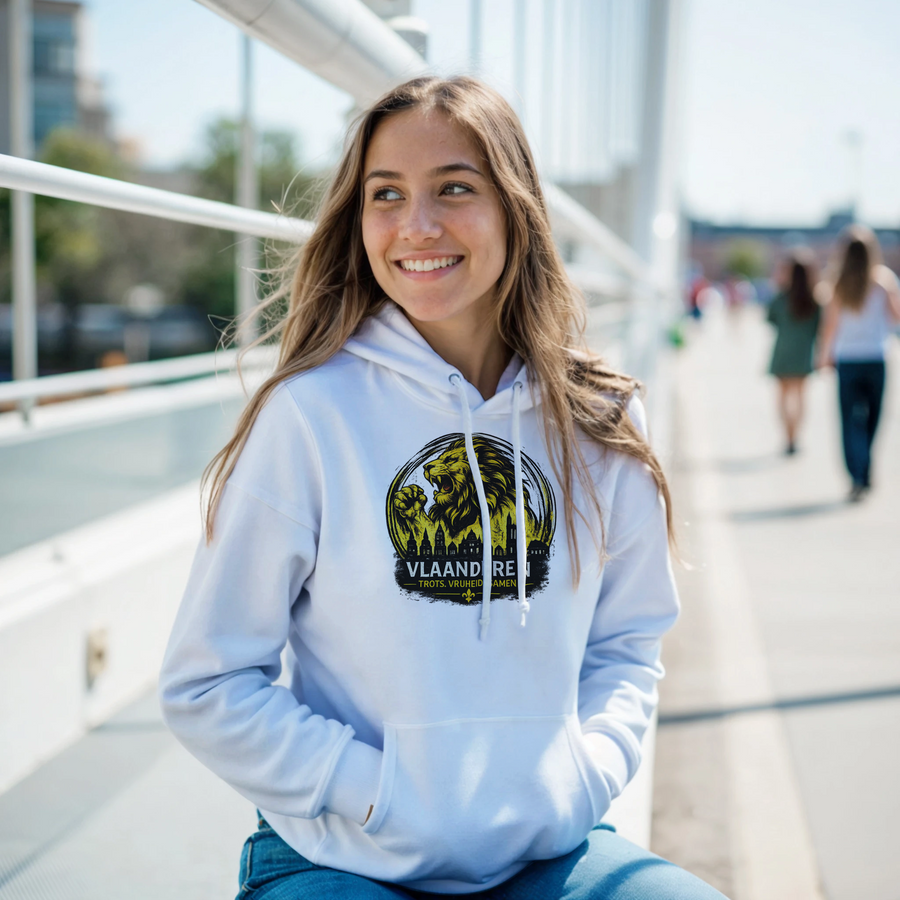 Premium Vlaamse Leeuw Unisex Heavy Blend™ Hoodie | VlaamseKracht®