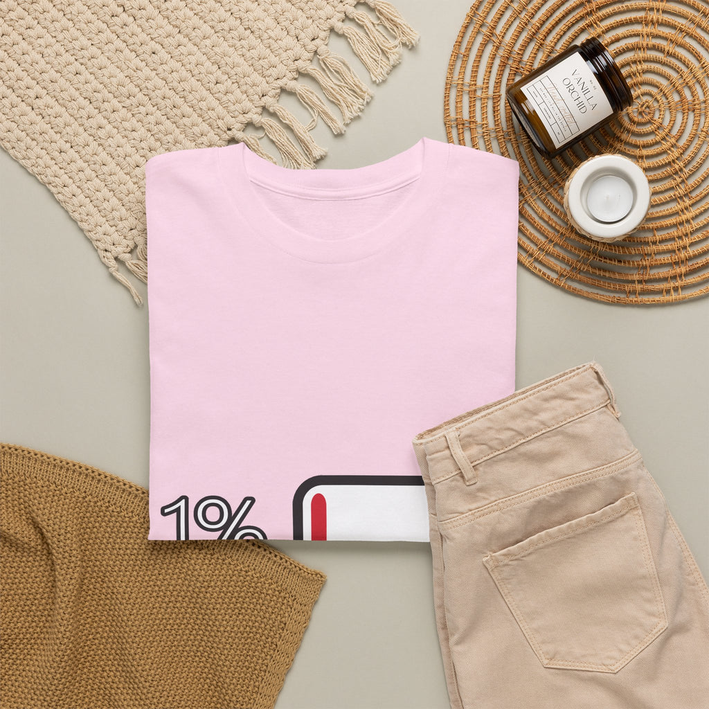1% Maandag Unisex T-shirt | Vlaamse Humor | VlaamseKracht®