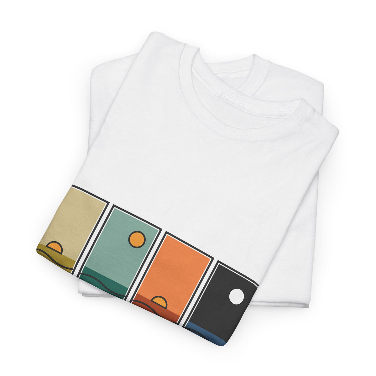 Noordzee Unisex T-shirt | Vier Momenten | VlaamseKracht®