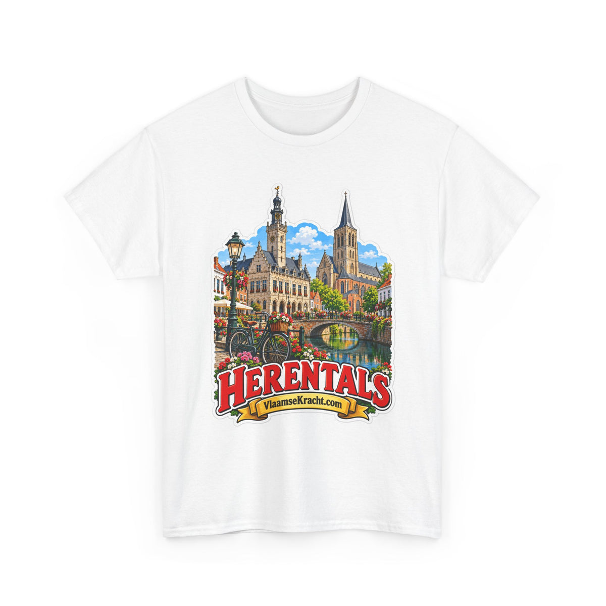 HERENTALS Unisex T-shirt | Vlaamse Stad | VlaamseKracht®