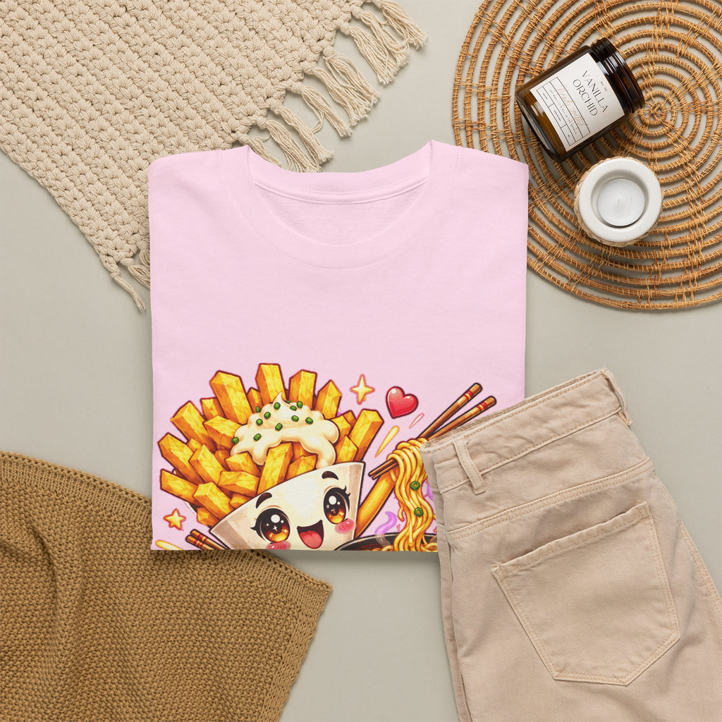 FRIET OP DE RAMEN! Unisex T-shirt | Kawaii | VlaamseKracht®