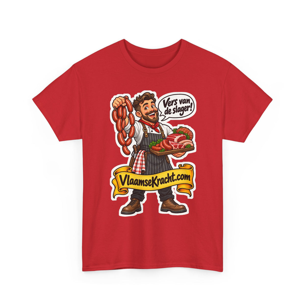 VERS VAN DE SLAGER! Unisex T-shirt | De Slager | VlaamseKracht®