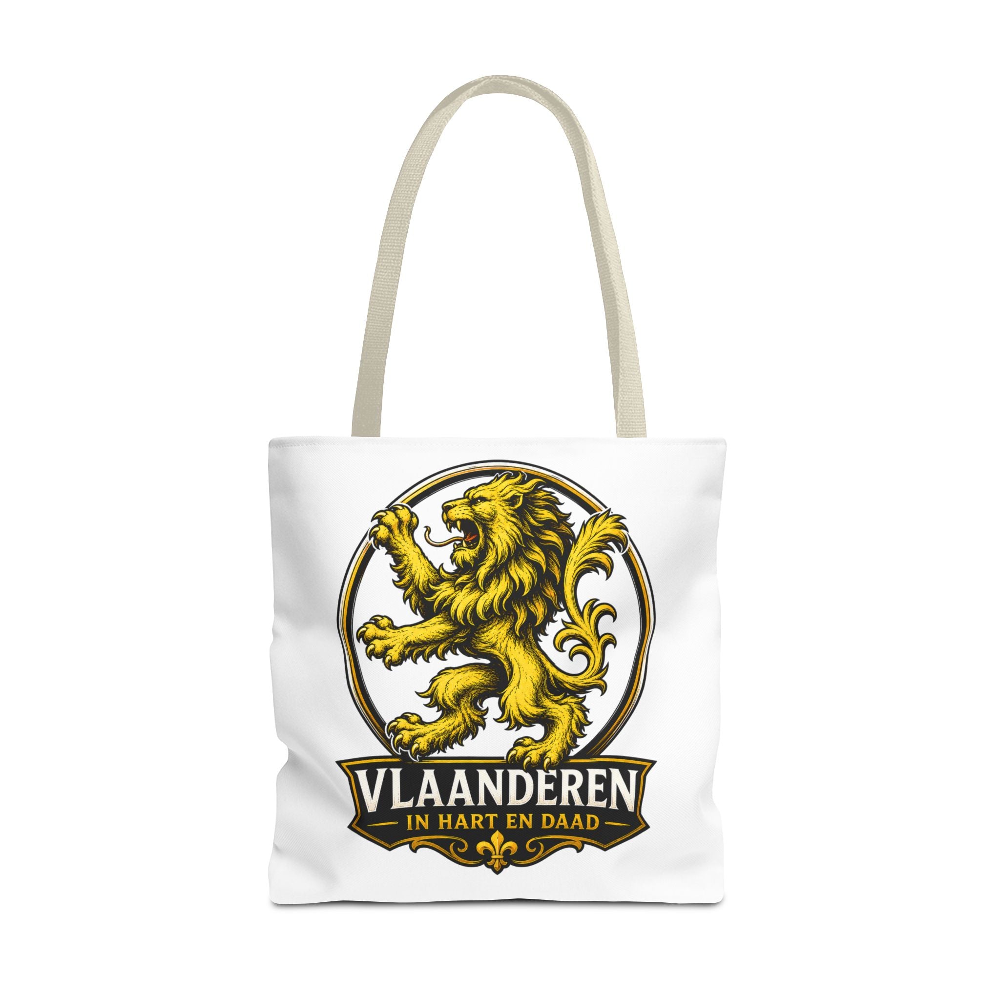 Premium Vlaamse Leeuw Tote Bag (AOP) | VlaamseKracht®