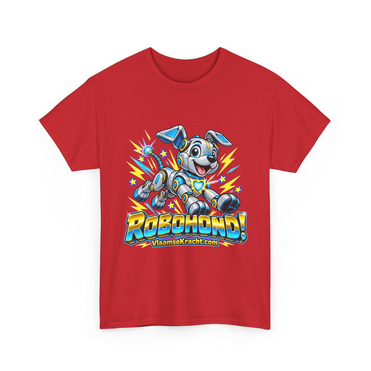 ROBOHOND! Unisex T-shirt | Retro Cartoon | VlaamseKracht®