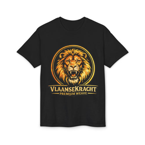 Lion Crest T-Shirt — VlaamseKracht Premium Weave Graphic Tee