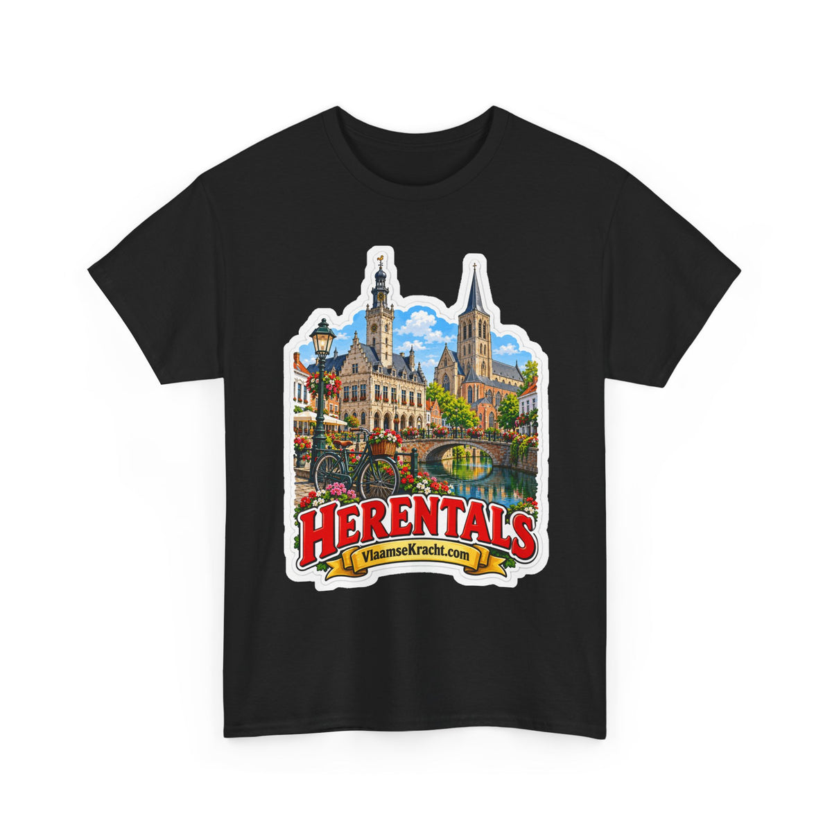 HERENTALS Unisex T-shirt | Vlaamse Stad | VlaamseKracht®